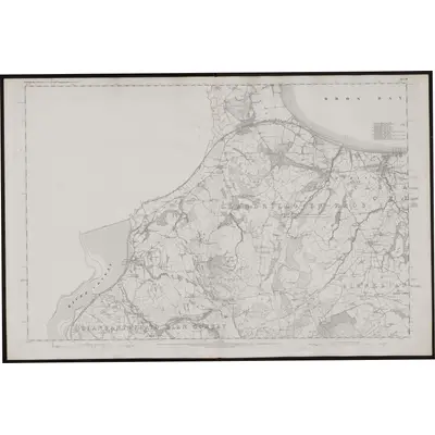 1875 Map of Denbighshire III, 1879 Print