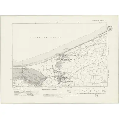 1911 Map of Denbighshire IV.NE, 1934 Print