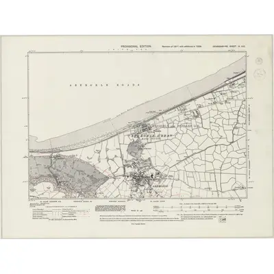 1938 Map of Denbighshire IV.NE, 1944 Print