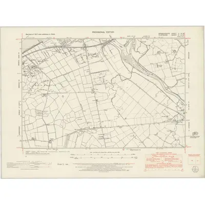 1949 Map of Denbighshire V.NW, 1953 Print