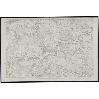 1875 Map of Denbighshire VII, 1880 Print