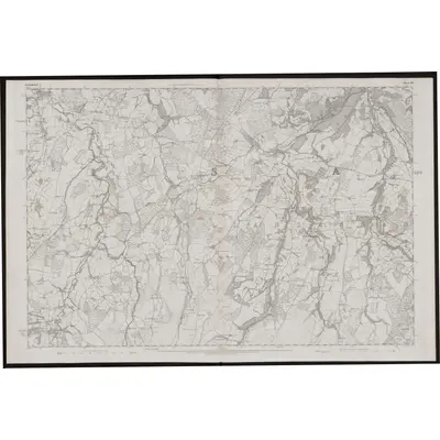 1875 Map of Denbighshire XII, 1880 Print