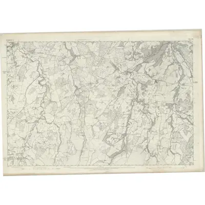 1875 Map of Denbighshire XII, 1880 Print