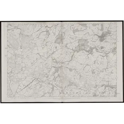 1874 Map of Denbighshire XIII, 1879 Print