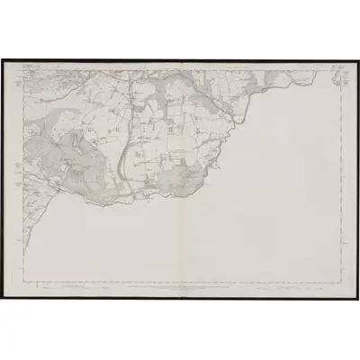 1873 Map of Denbighshire XL, 1879 Print