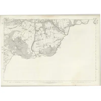 1873 Map of Denbighshire XL, 1879 Print