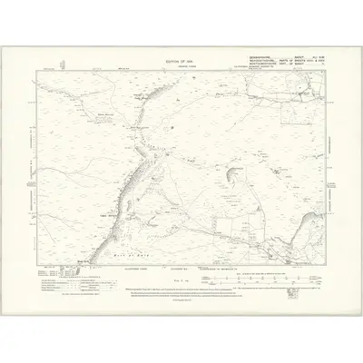 1910 Map of Denbighshire XLI.NW, 1914 Print