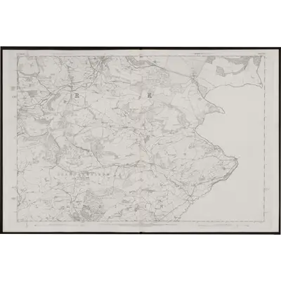 1875 Map of Denbighshire XLII, 1880 Print