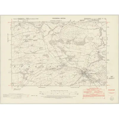 1949 Map of Denbighshire XLV.NE, 1953 Print