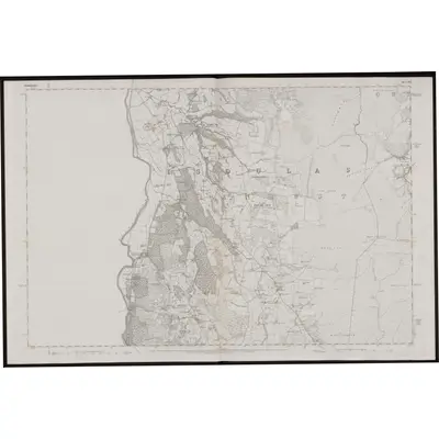 1875 Map of Denbighshire XVI, 1880 Print