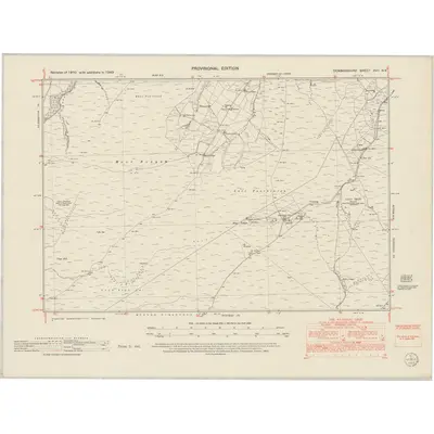 1949 Map of Denbighshire XVII.NE, 1953 Print
