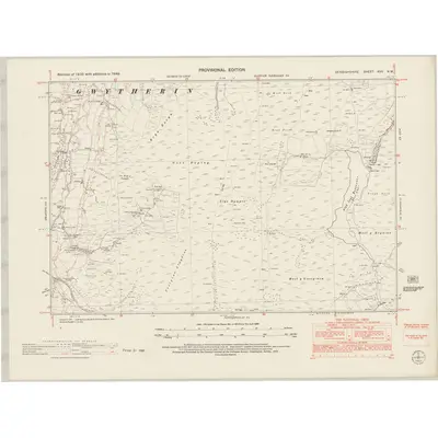 1949 Map of Denbighshire XVII.NW, 1953 Print