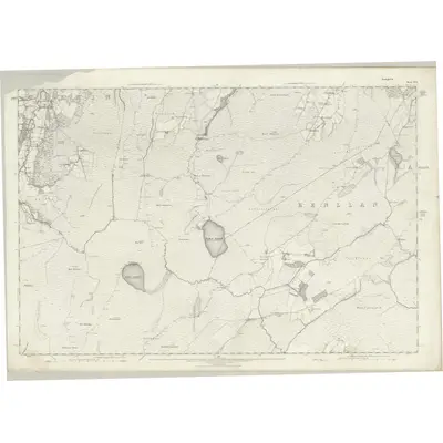 1875 Map of Denbighshire XVII, 1879 Print