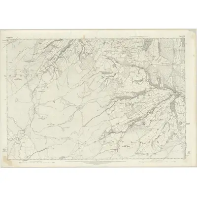 1874 Map of Denbighshire XVIII, 1879 Print