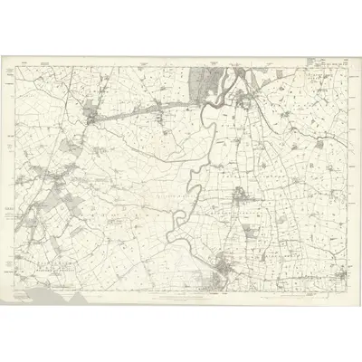 1870 Map of Denbighshire XXII, 1878 Print