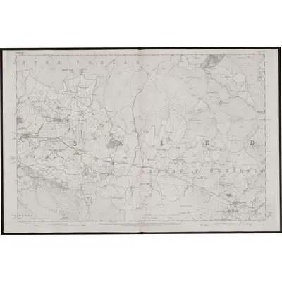 1875 Map of Denbighshire XXIV, 1880 Print
