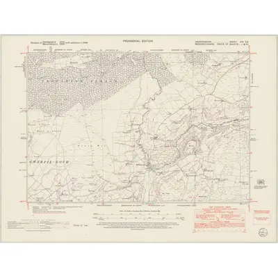 1949 Map of Denbighshire XXV.SE, 1953 Print