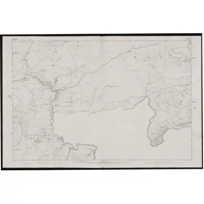 1875 Map of Denbighshire XXV, 1879 Print