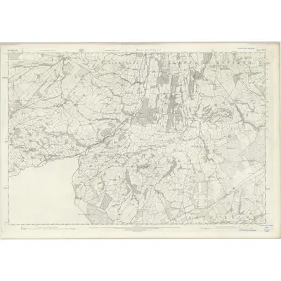 1874 Map of Denbighshire XXVI, 1880 Print