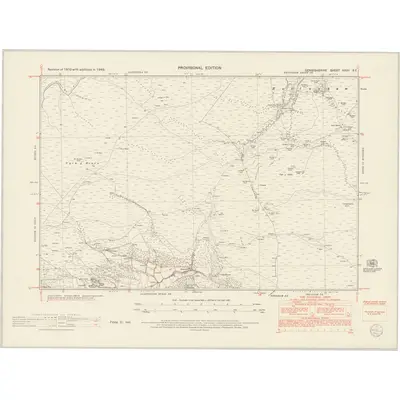 1949 Map of Denbighshire XXVII.SE, 1953 Print