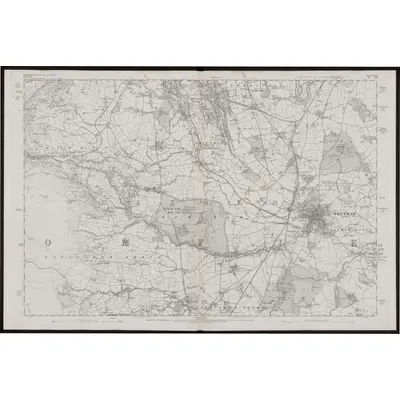 1872 Map of Denbighshire XXVIII, 1879 Print