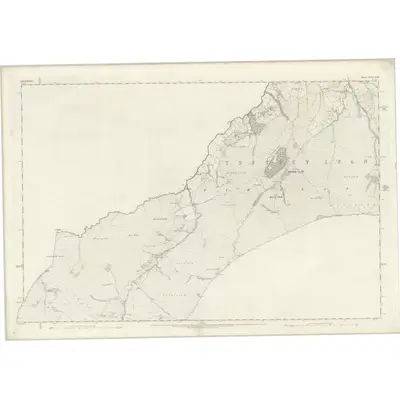 1875 Map of Denbighshire XXX (inset XXXa), 1879 Print