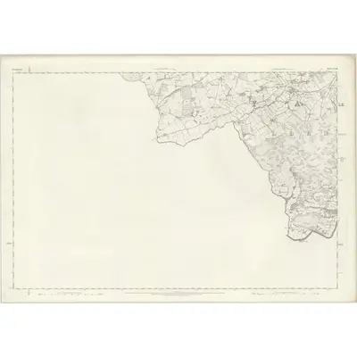 1874 Map of Denbighshire XXXIII, 1879 Print