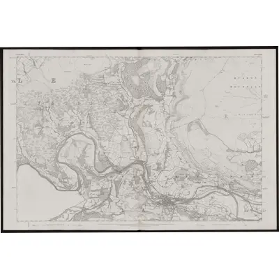 1874 Map of Denbighshire XXXIV, 1880 Print