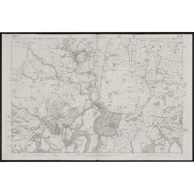 1872 Map of Denbighshire XXXV, 1879 Print