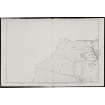 1875 Map of Denbighshire XXXVIII, 1880 Print