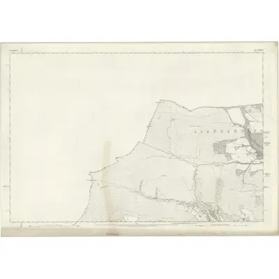 1875 Map of Denbighshire XXXVIII, 1880 Print