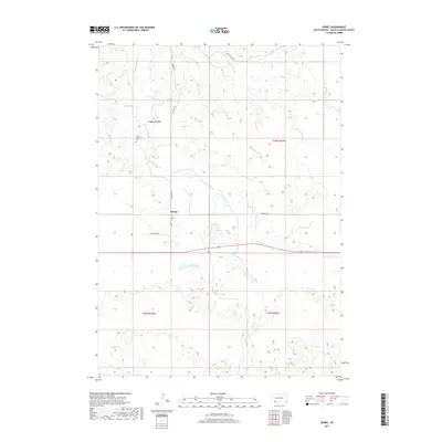 2017 Map of Denby, 2017 Print