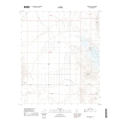 2018 Map of Dendora Valley, 2018 Print