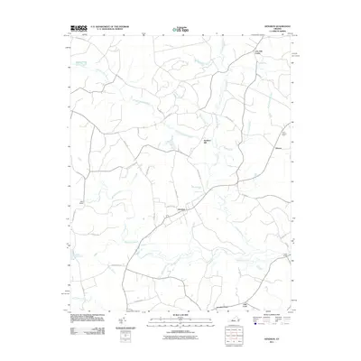 2011 Map of Dendron, 2011 Print