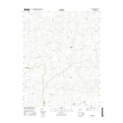 2016 Map of Dendron, 2016 Print