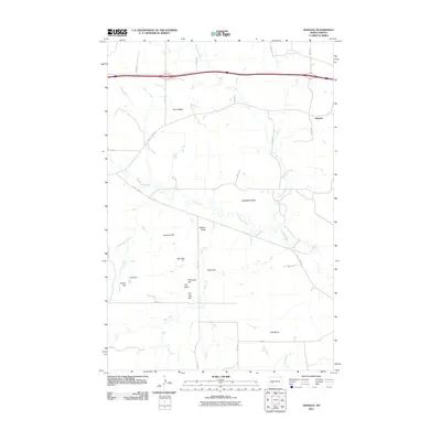 2011 Map of Dengate, 2011 Print