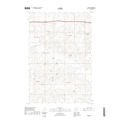 2017 Map of Dengate, 2017 Print