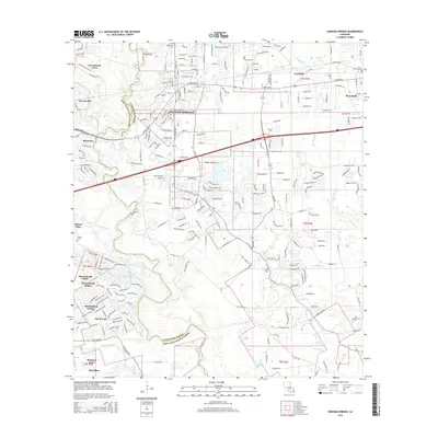 2015 Map of Denham Springs, 2015 Print
