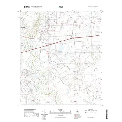2020 Map of Denham Springs, 2020 Print