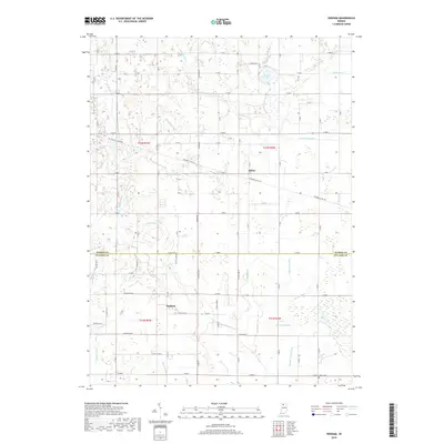 2019 Map of Denham, 2019 Print