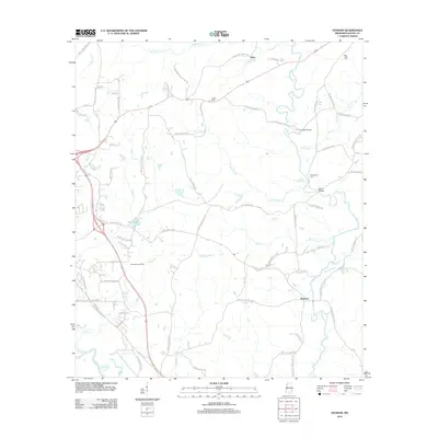 2012 Map of Denham, 2012 Print