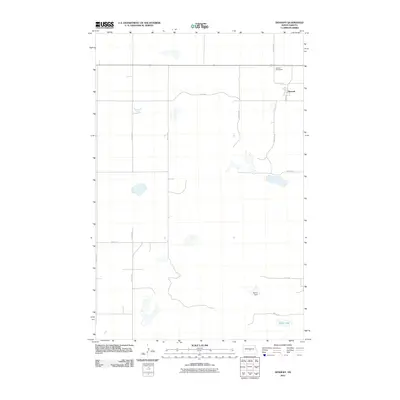 2011 Map of Denhoff, 2011 Print