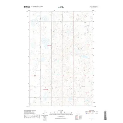 2017 Map of Denhoff, 2017 Print