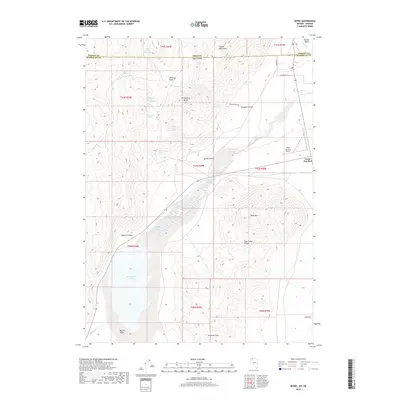2018 Map of Denio, 2018 Print