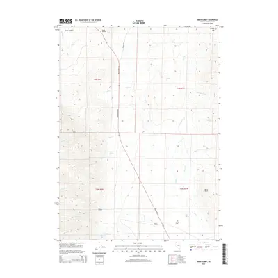 2015 Map of Denio Summit, 2015 Print