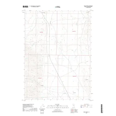 2018 Map of Denio Summit, 2018 Print