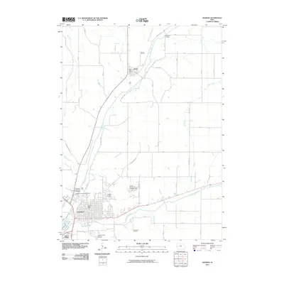 2010 Map of Denison, 2010 Print