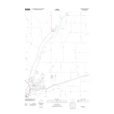 2013 Map of Denison, 2013 Print