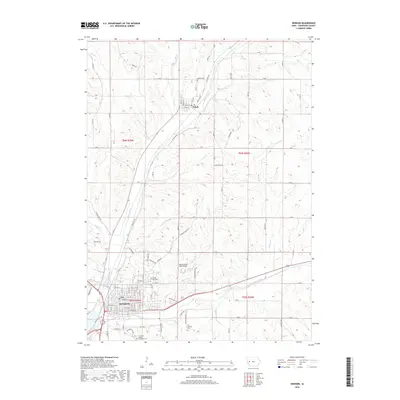 2018 Map of Denison, 2018 Print
