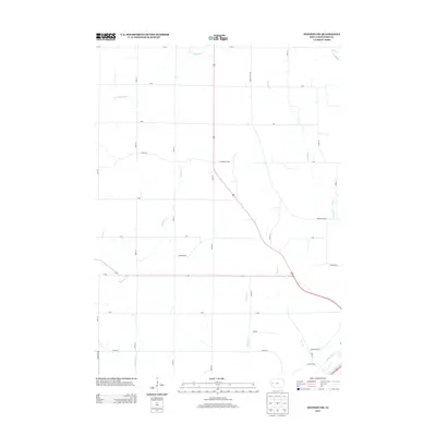 2013 Map of Denison SW, 2013 Print